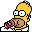 Rollover Homer swills beer 1 Icon